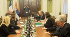 2 March 2016  National Assembly Speaker Maja Gojkovic and the delegation of the Committee for European Affairs of the National Assembly of the Republic of France